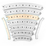 Hacker-Model HCT95620M - H0 - Gebogene Gleisschablone, R3/R4 oder R6/R7 für Roco